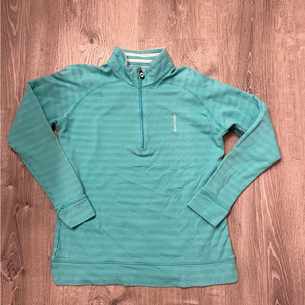 Women's Kate Lord 1/2‎ Zip Long Sleeve Top- Size Small- Pre-owned
